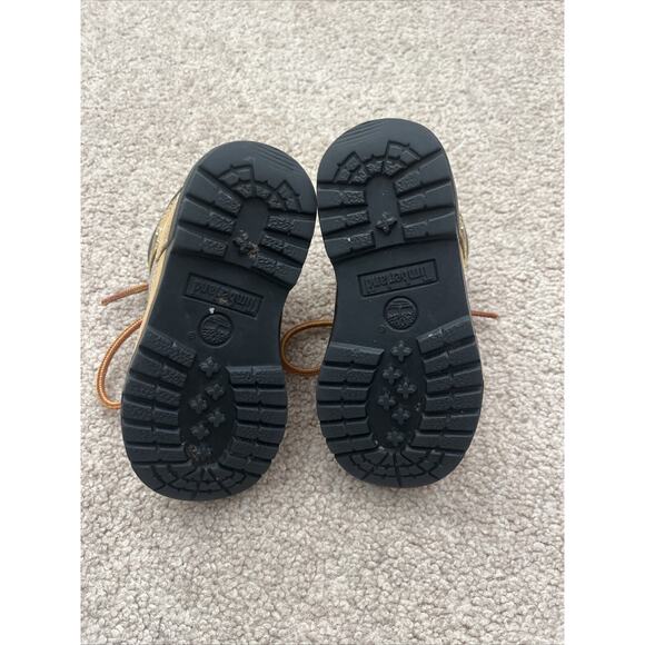 Toddler Boys Timberland Tan Boots Size 8 - Picture 5 of 5